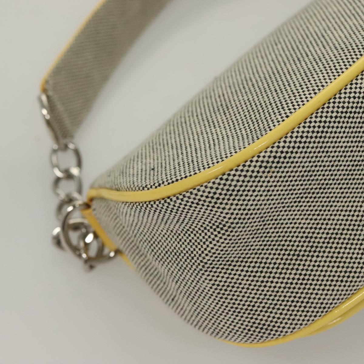 Chanel Gray Canvas Camellia
