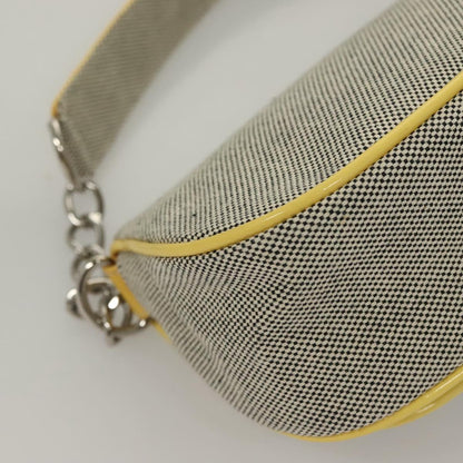 Chanel Gray Canvas Camellia
