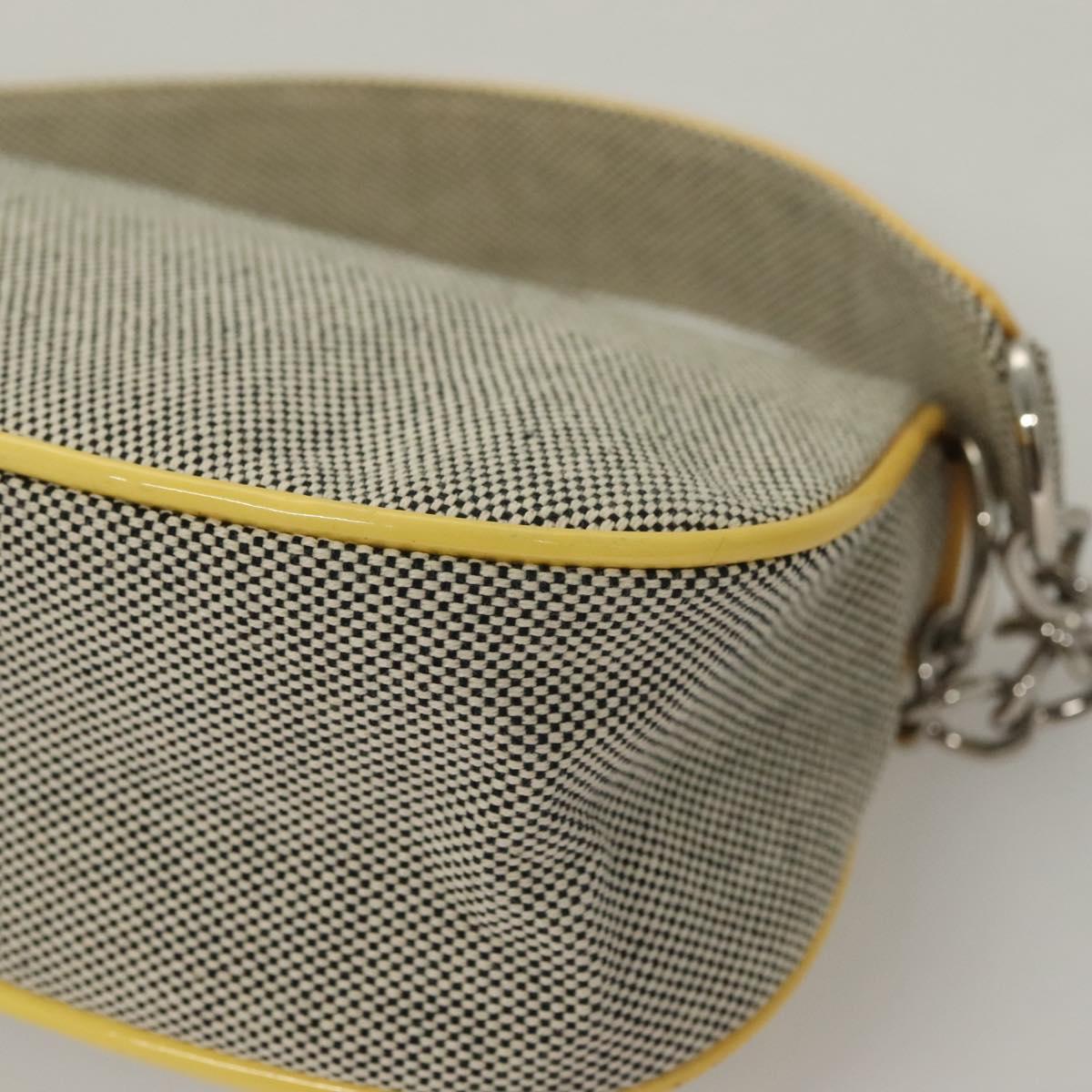 Chanel Gray Canvas Camellia