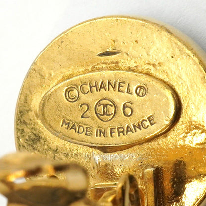 Chanel Black Gold Plated Coco Mark