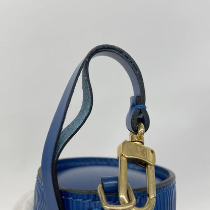 Louis Vuitton Blue Leather Soufflot