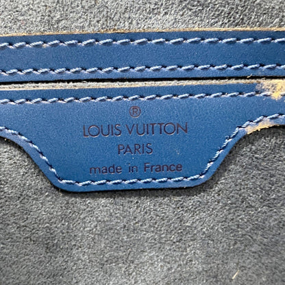 Louis Vuitton Blue Leather Soufflot