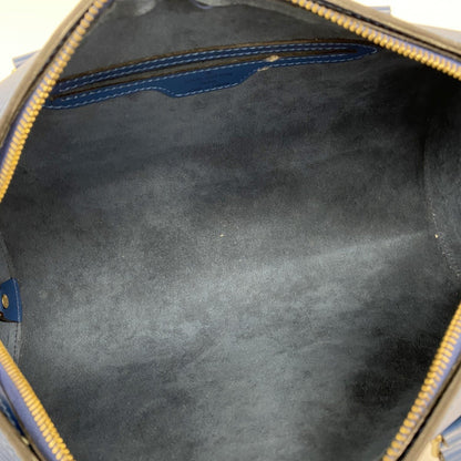 Louis Vuitton Blue Leather Soufflot