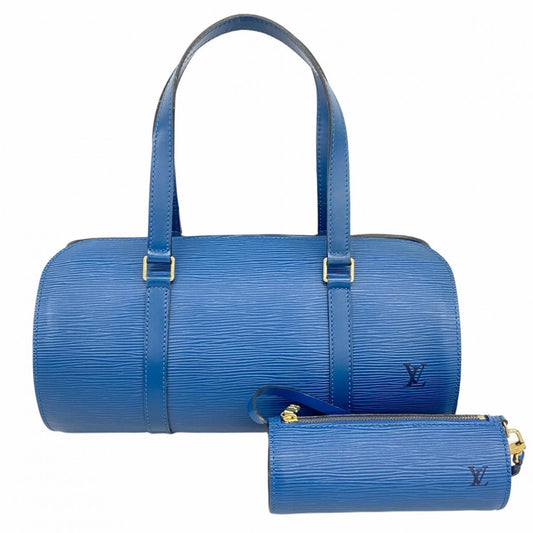 Louis Vuitton Blue Leather Soufflot