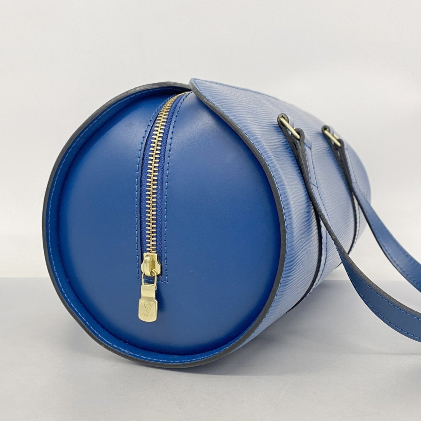 Louis Vuitton Blue Leather Soufflot