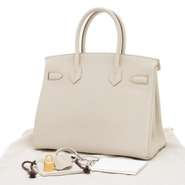 Hermès Brown Leather Birkin 35
