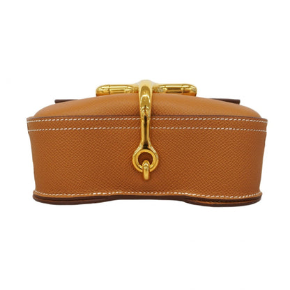 Hermès Gold Leather Shoulder
