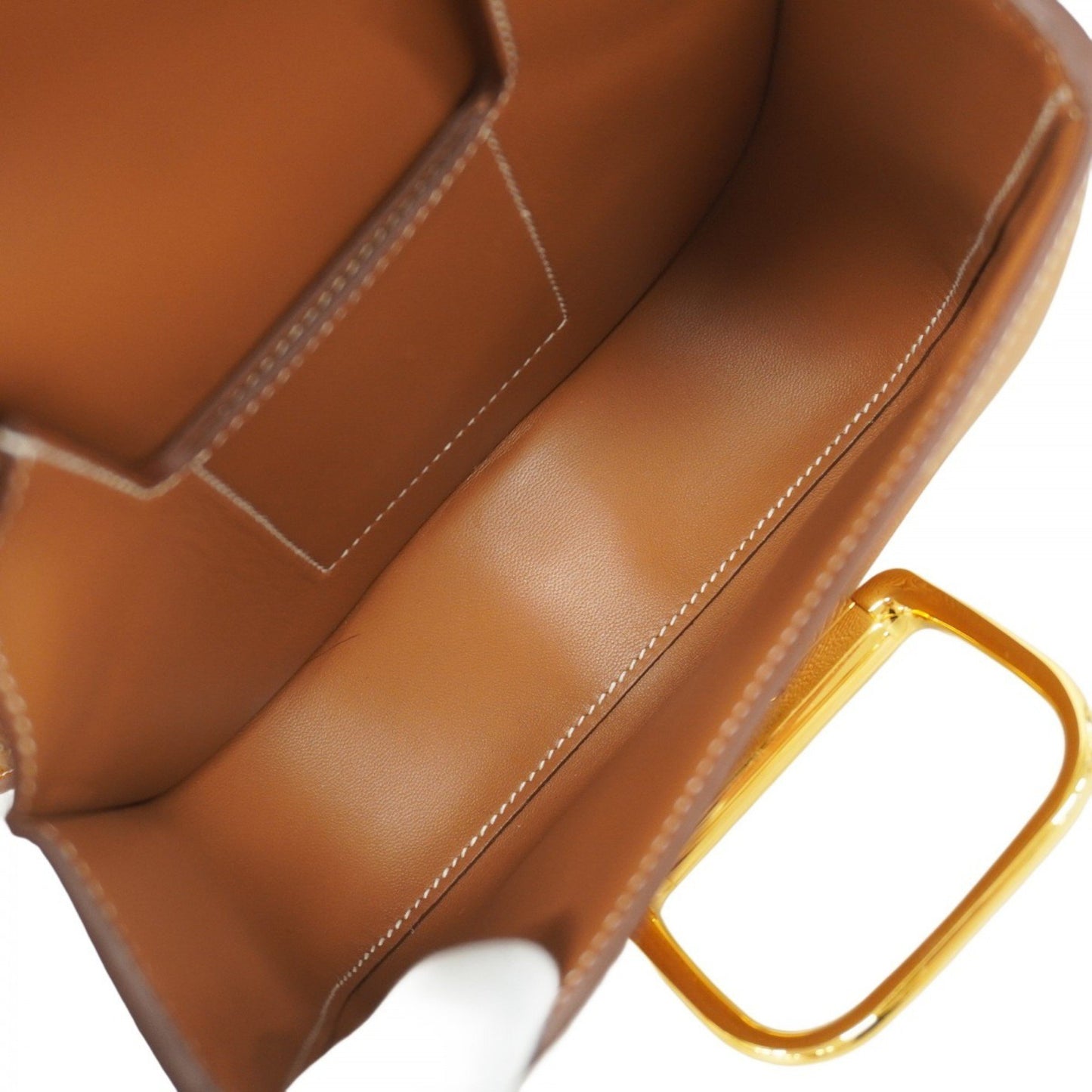 Hermès Gold Leather Shoulder
