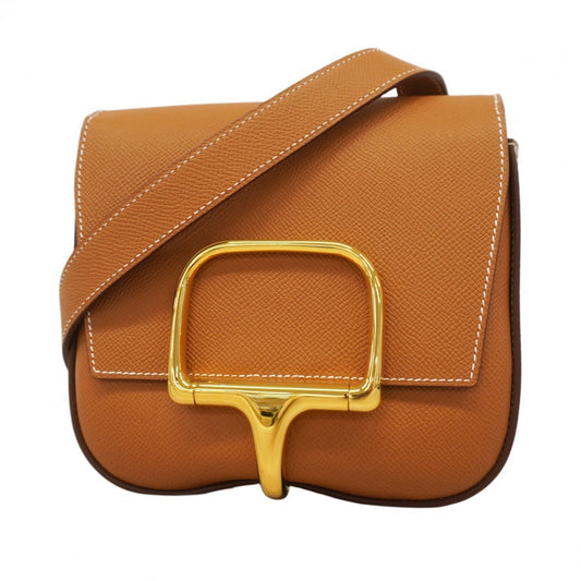 Hermès Gold Leather Shoulder