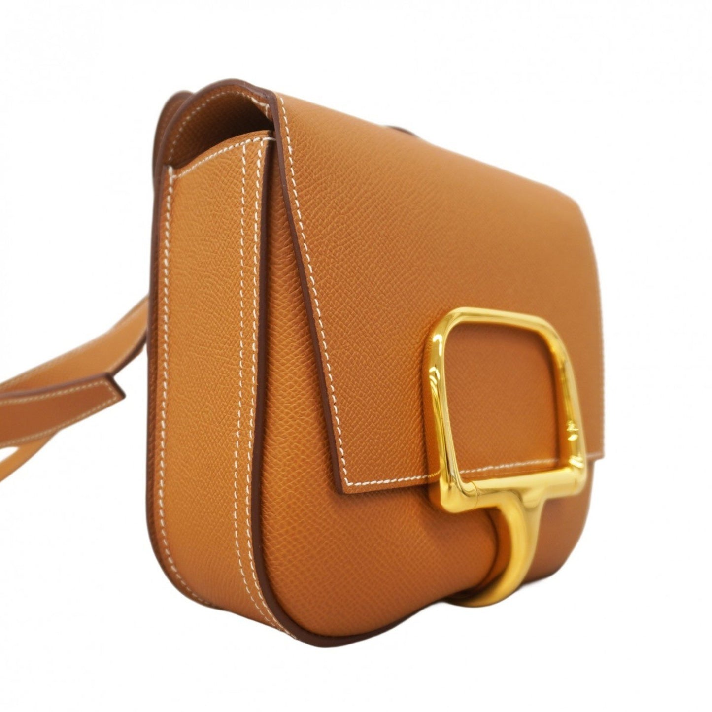 Hermès Gold Leather Shoulder