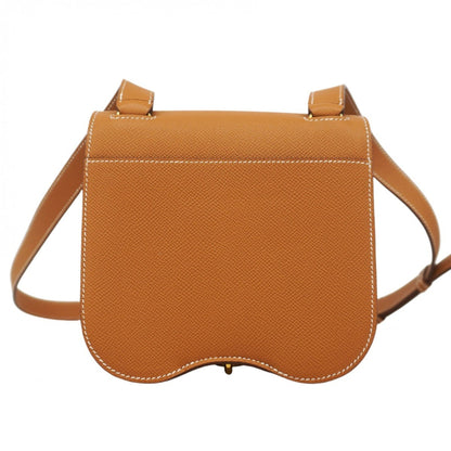 Hermès Gold Leather Shoulder