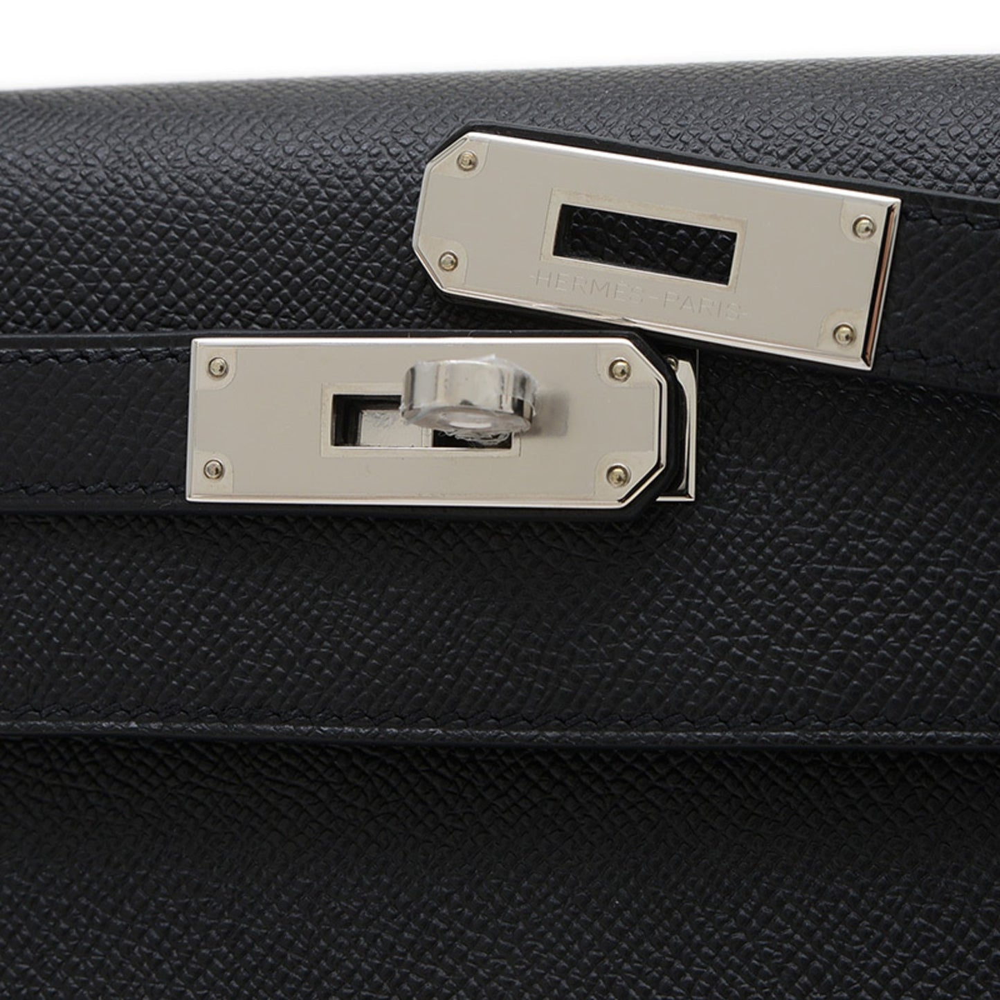 Hermès Black Leather Kelly 28