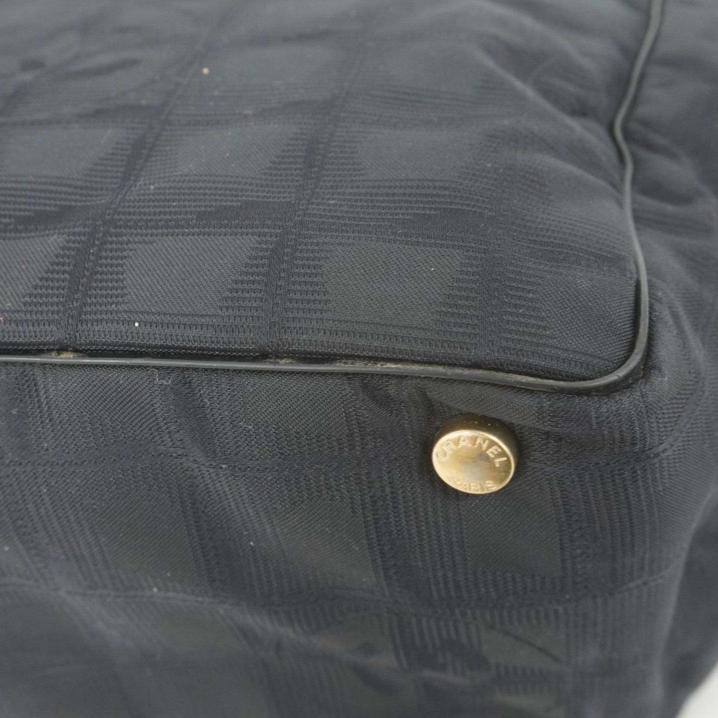 Chanel Black Nylon Travel Line