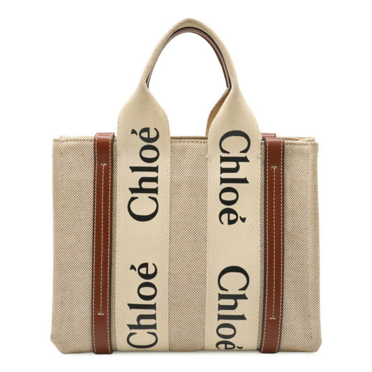 Chloé Brown Canvas Woody