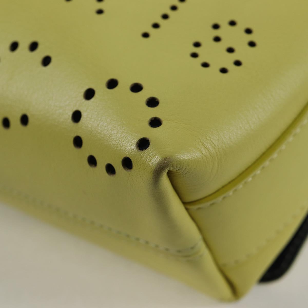 Chanel Yellow Leather Flap Bag