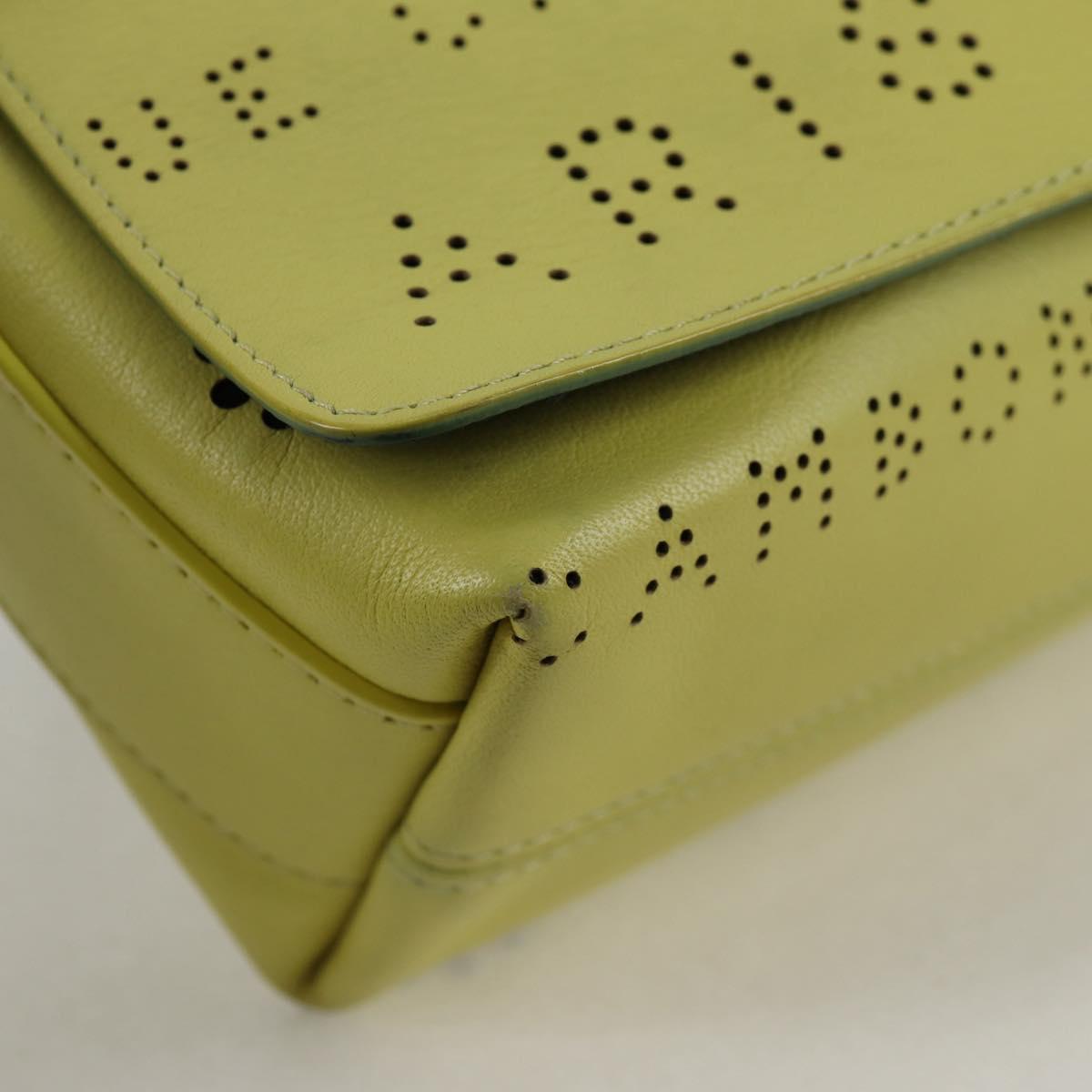 Chanel Yellow Leather Flap Bag