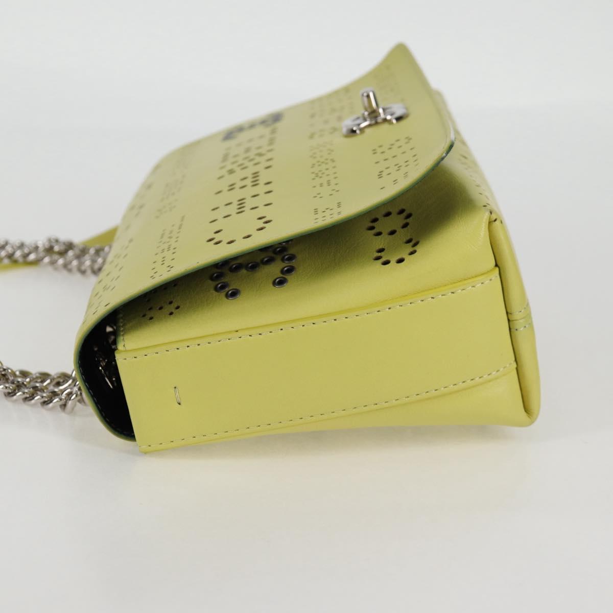 Chanel Yellow Leather Flap Bag
