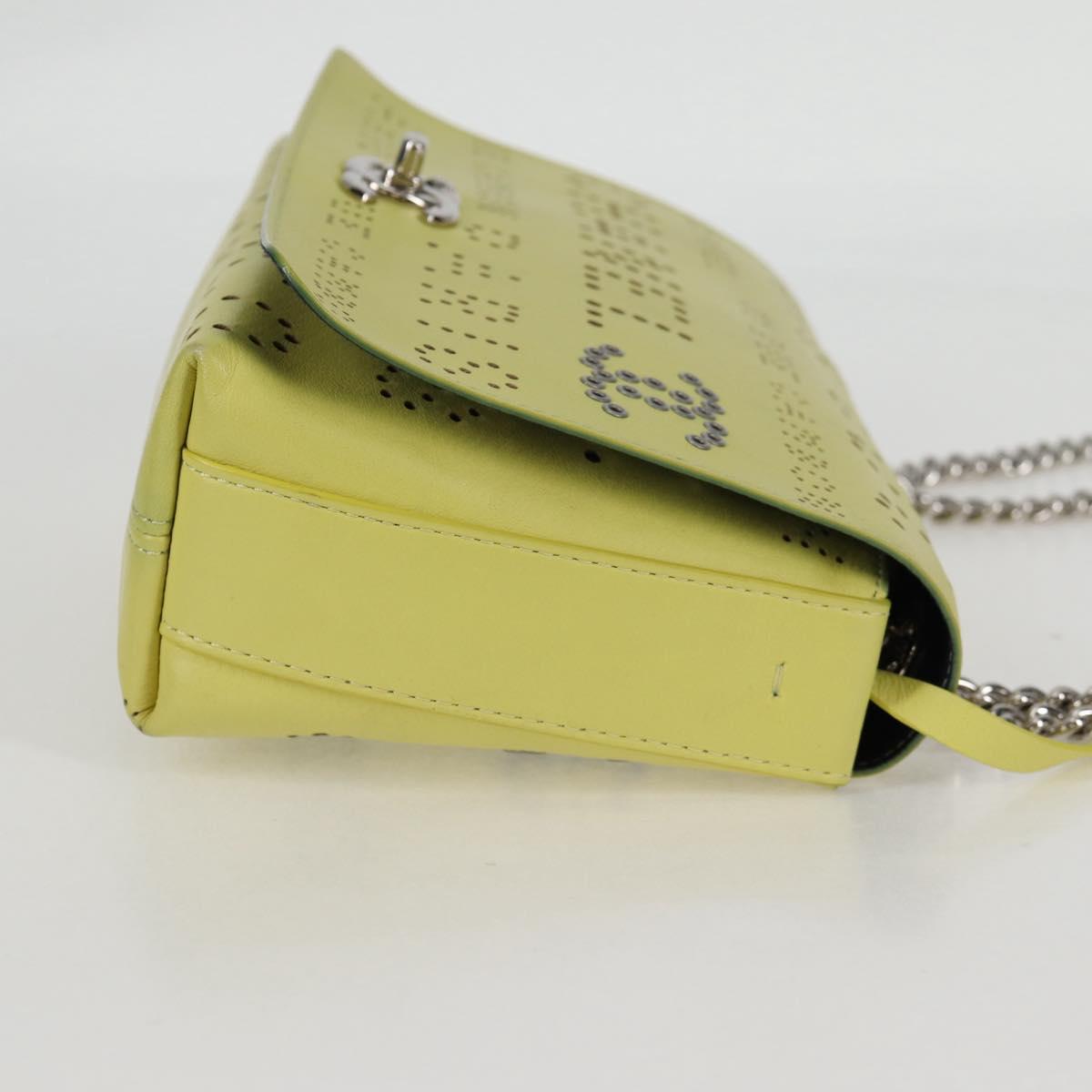 Chanel Yellow Leather Flap Bag