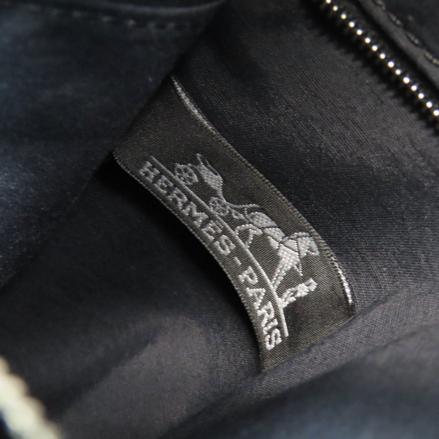 Hermès Black Canvas Acapulco