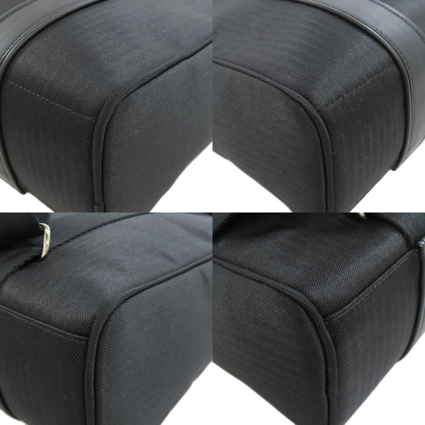 Hermès Black Canvas Acapulco