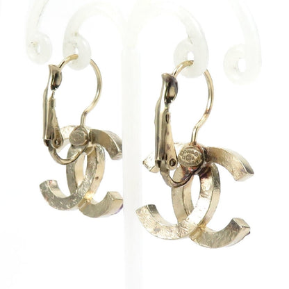Chanel Gold Gold Plated Earring