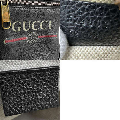 Gucci Black Leather Messenger
