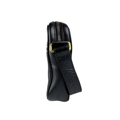 Gucci Black Leather Messenger