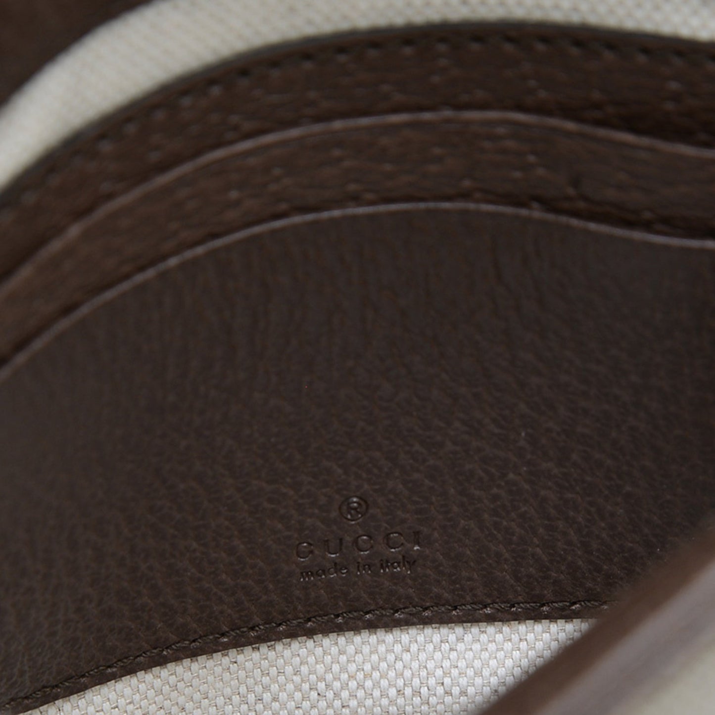 Gucci Brown Canvas, Leather Interlocking G