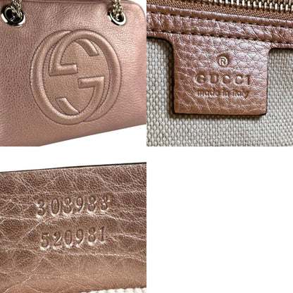 Gucci Pink Leather Soho