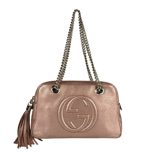 Gucci Pink Leather Soho