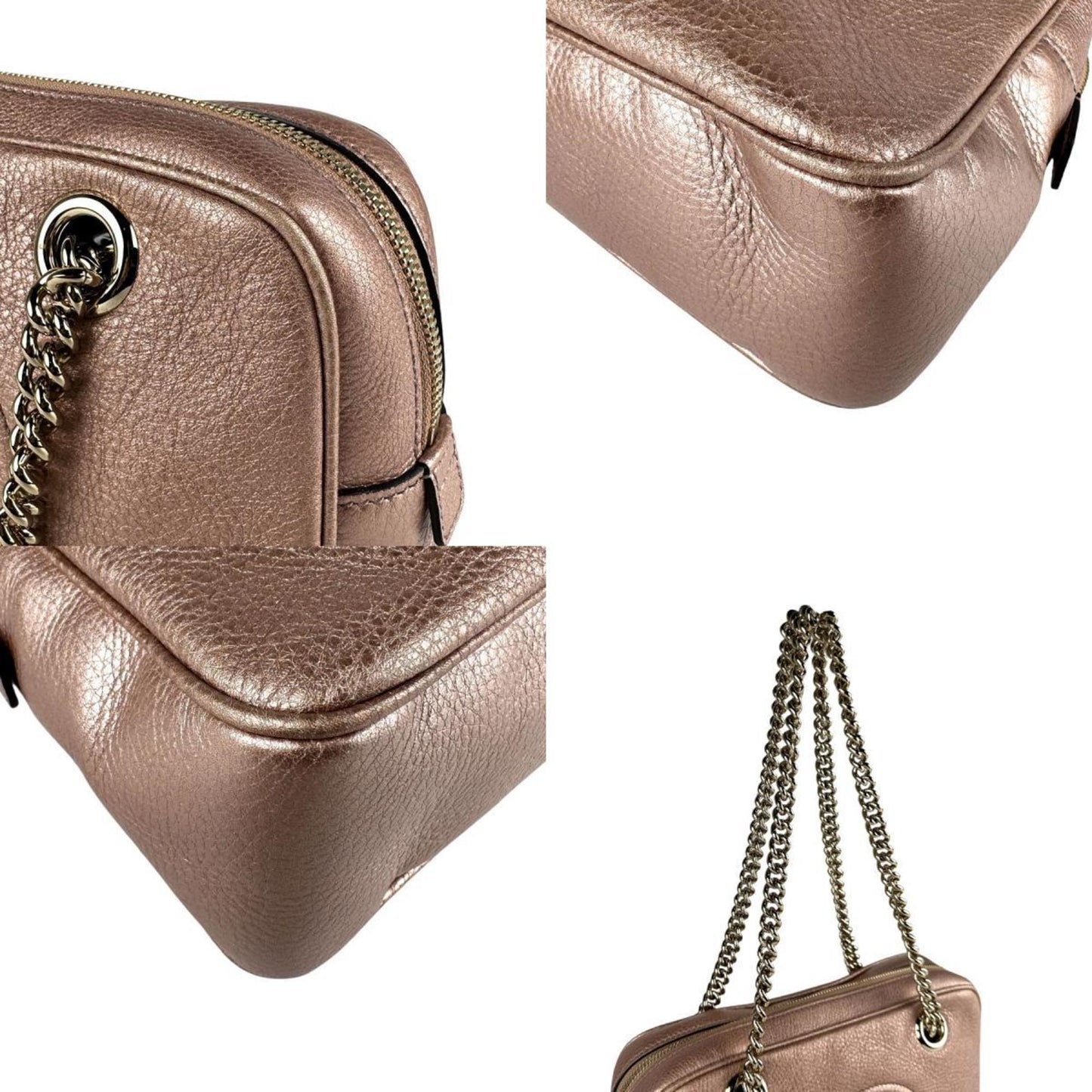 Gucci Pink Leather Soho