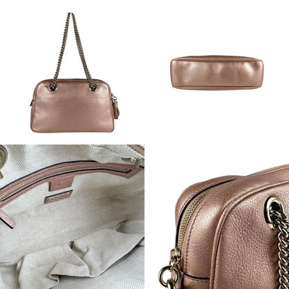 Gucci Pink Leather Soho