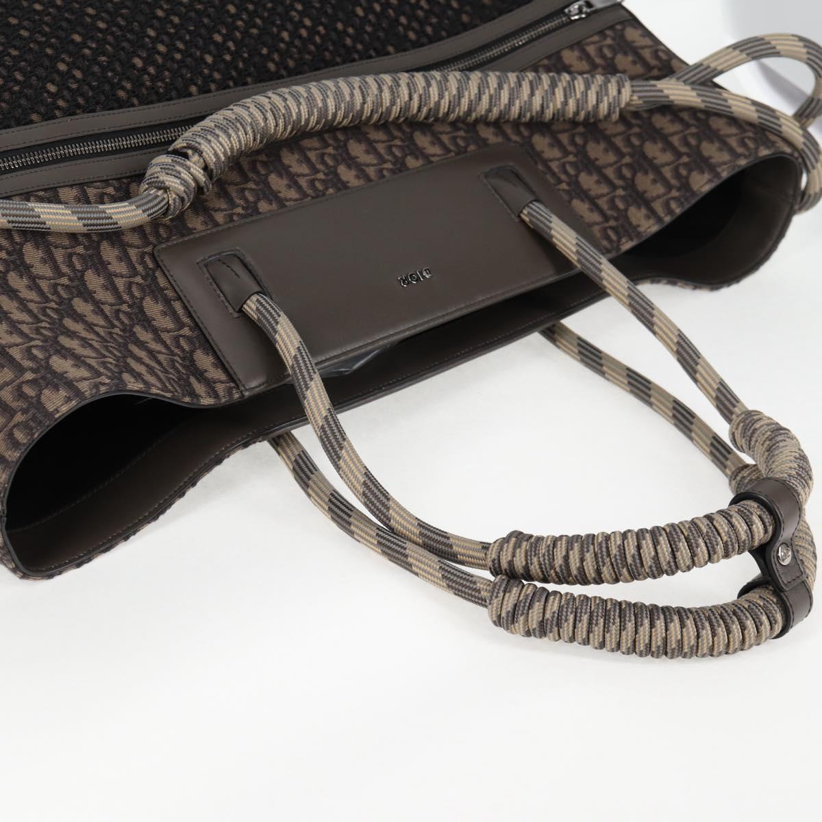 Dior Brown Canvas Trotter