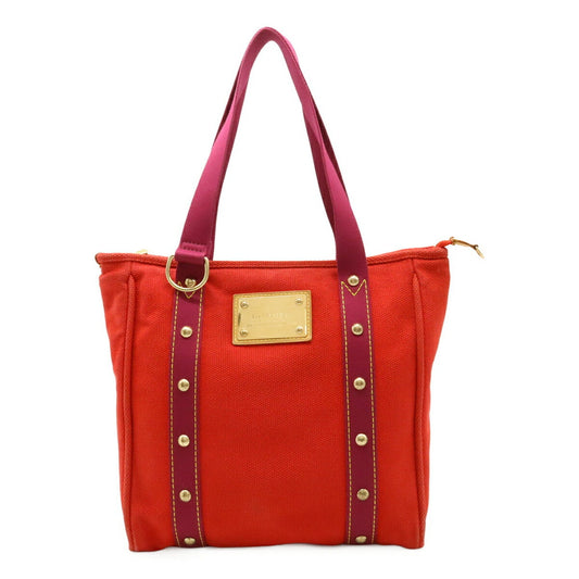 Louis Vuitton Red Canvas Antigua