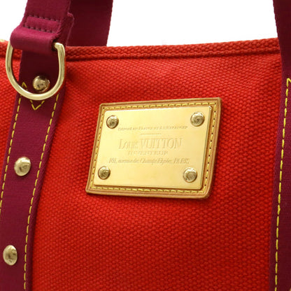 Louis Vuitton Red Canvas Antigua