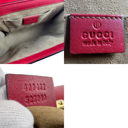 Gucci Brown Canvas, Leather Padlock