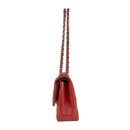 Chanel Red Leather Timeless
