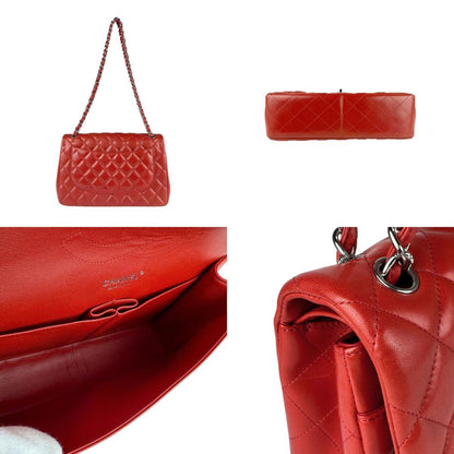 Chanel Red Leather Timeless