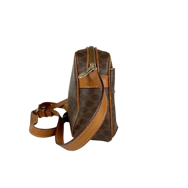 Gucci Brown Canvas, Leather Padlock