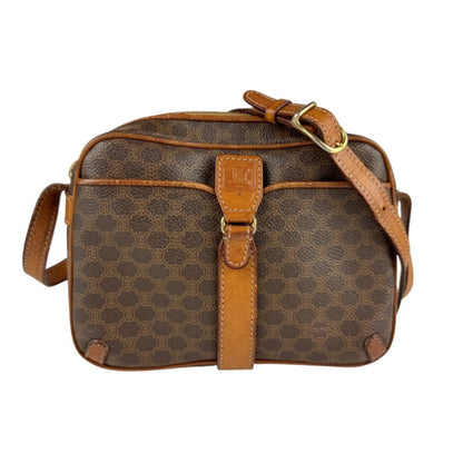 Gucci Brown Canvas, Leather Padlock