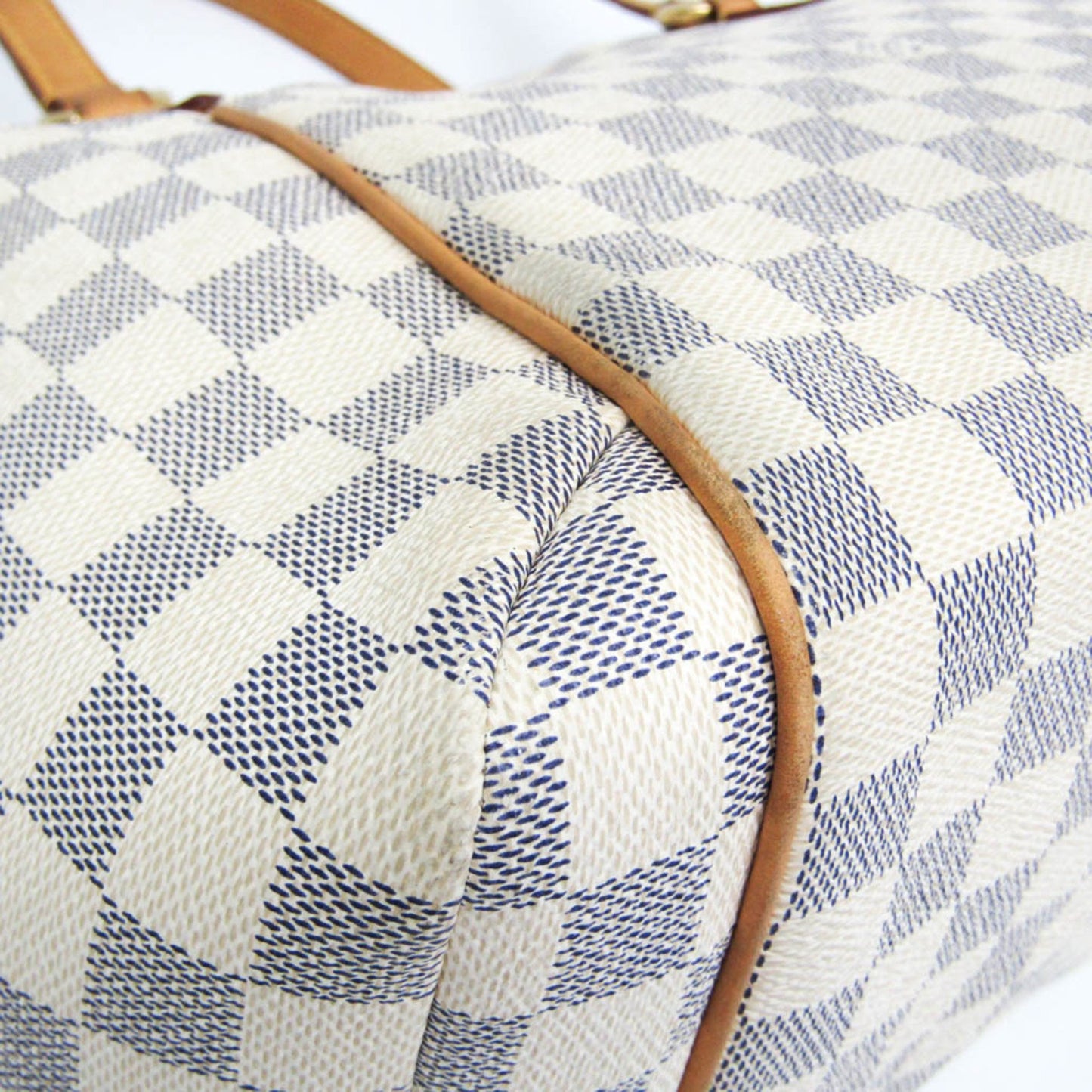 Louis Vuitton White Canvas Totally