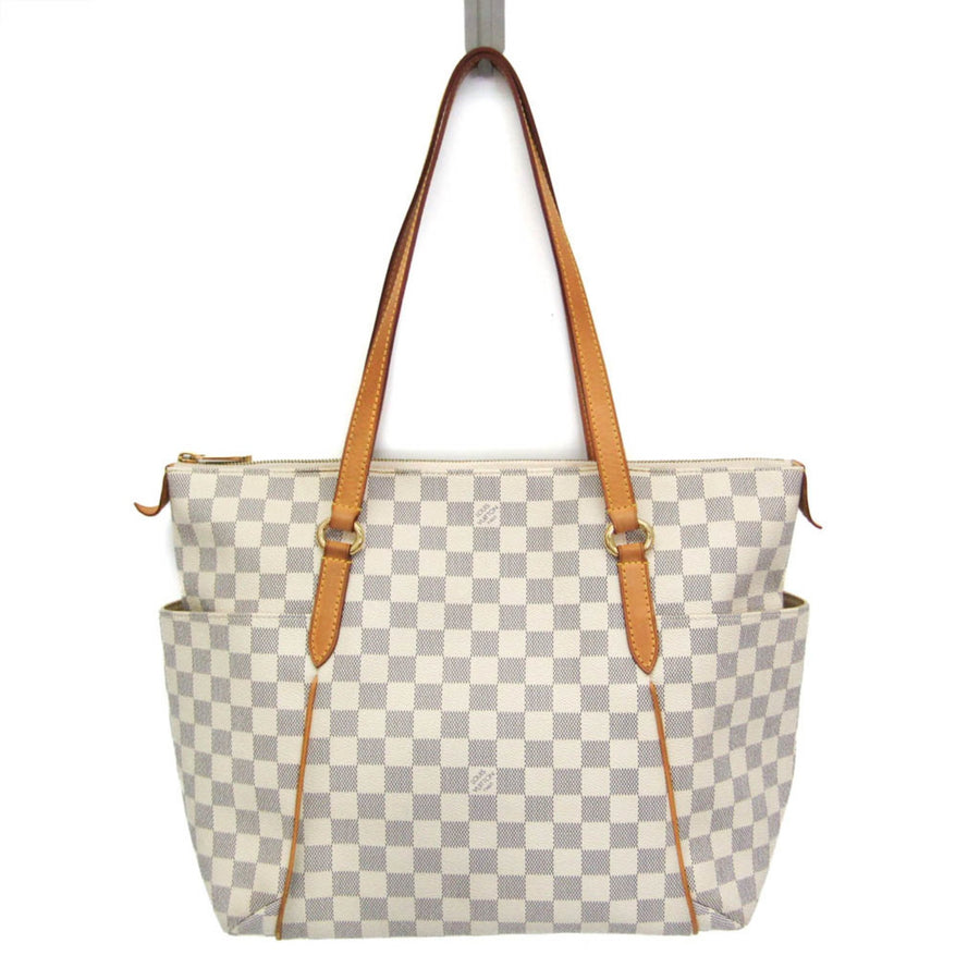 Louis Vuitton White Canvas Totally