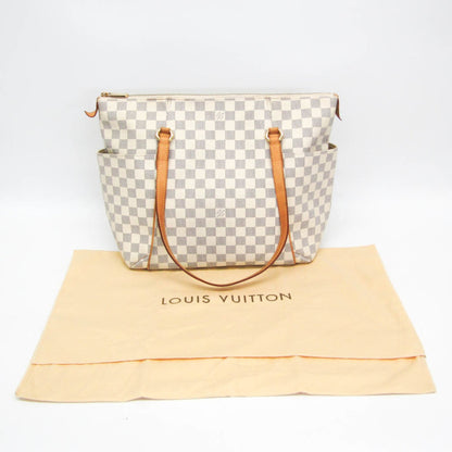 Louis Vuitton White Canvas Totally