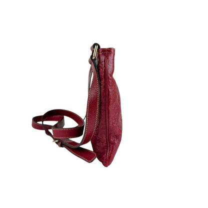 Gucci Red Leather Guccissima