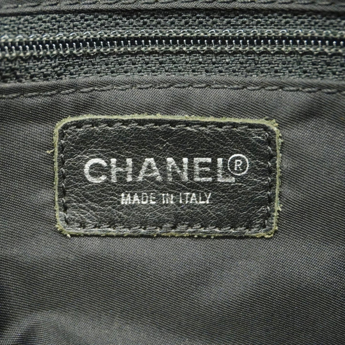 Chanel Black Nylon Travel Line