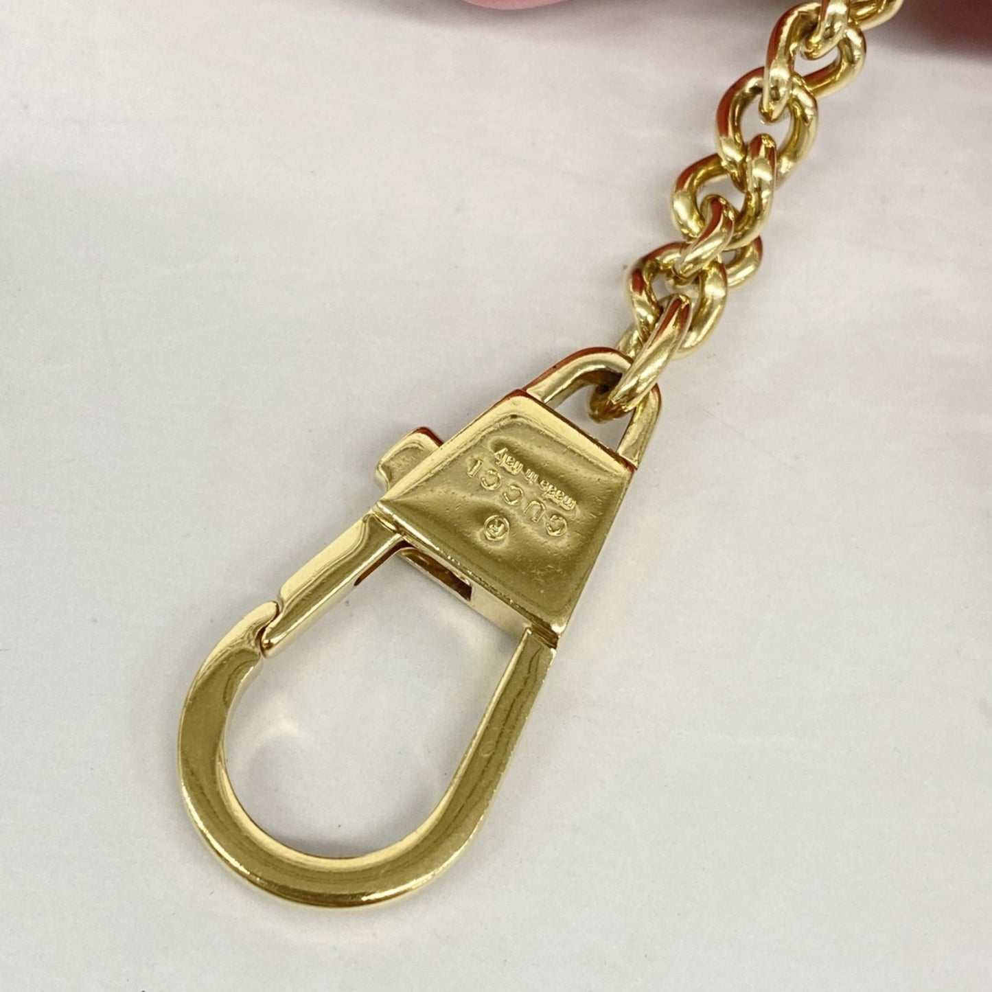 Gucci Pink Leather Gg Matelassé