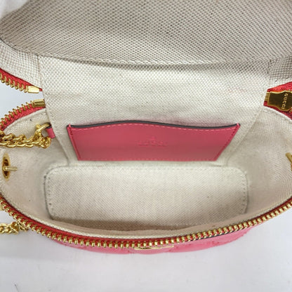 Gucci Pink Leather Gg Matelassé