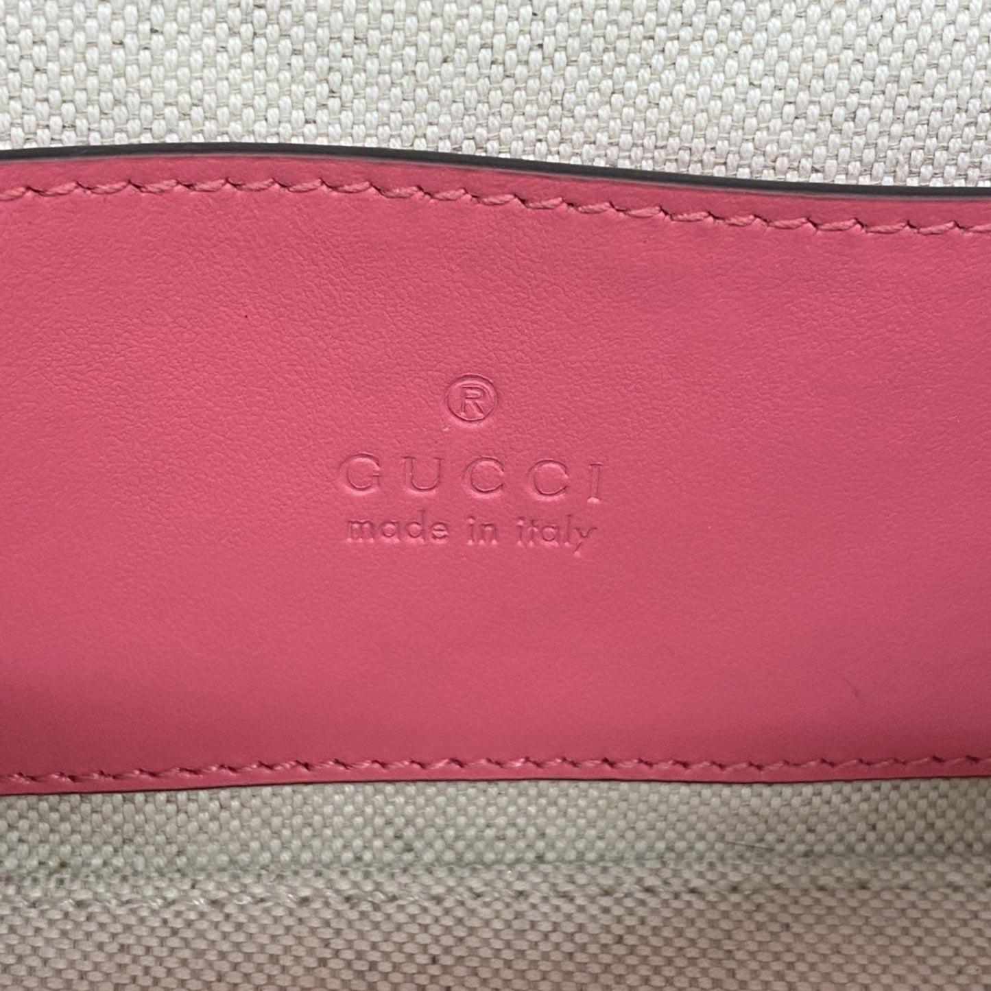 Gucci Pink Leather Gg Matelassé