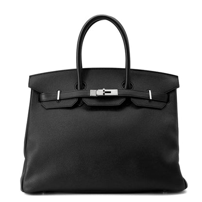 Hermès Black Leather Kelly 28