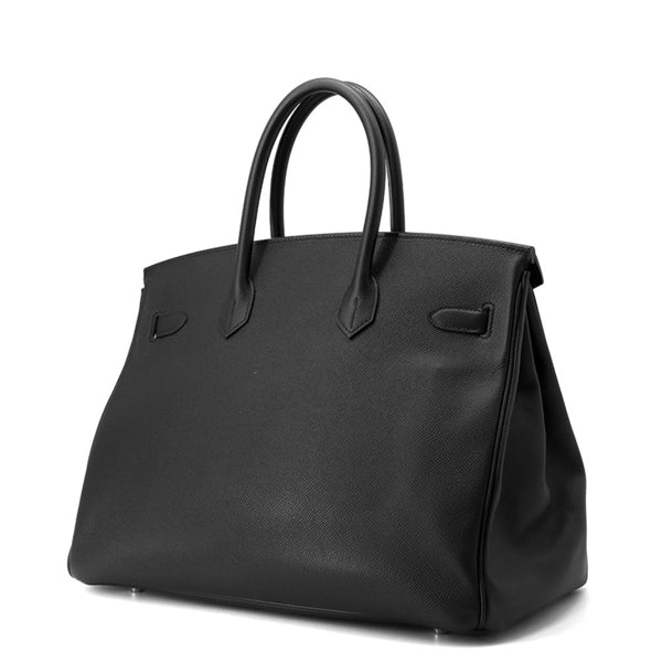 Hermès Black Leather Kelly 28